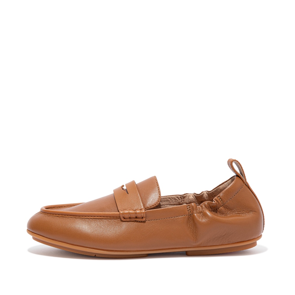 حذاء لوفر بني فاتح من Fitflop