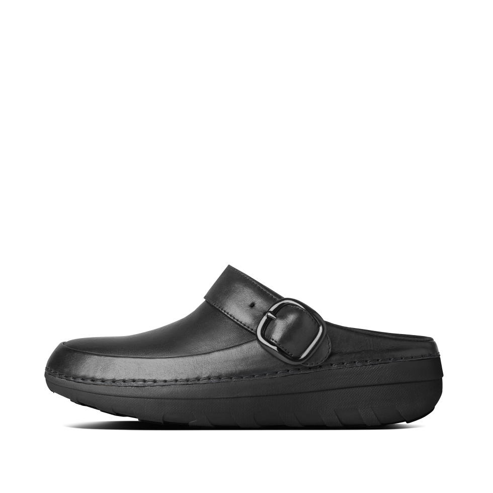Fitflop Gogh Pro سوبر لايت شبشب جلدي أسود