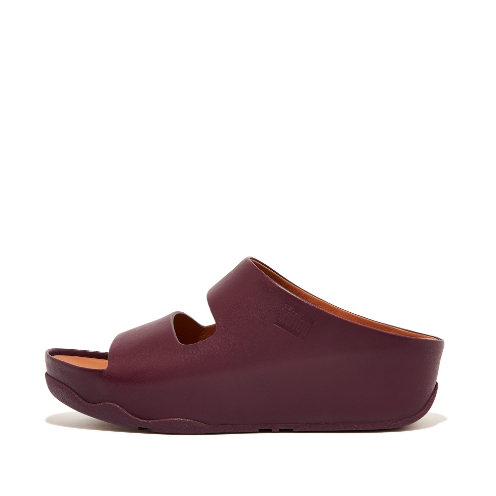شبشب من الجلد بقطعتين من Fitflop Shuv