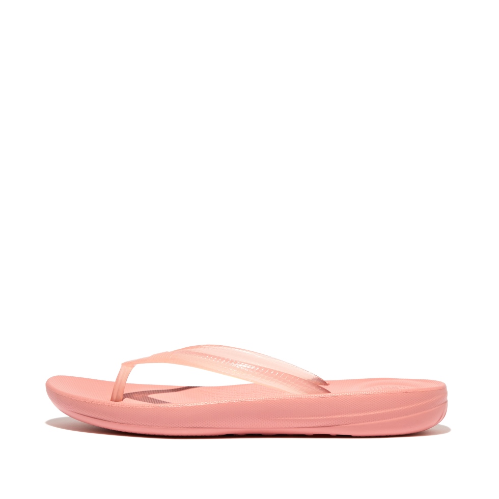Fitflop Iqushion زحافات شفافة كورالينا